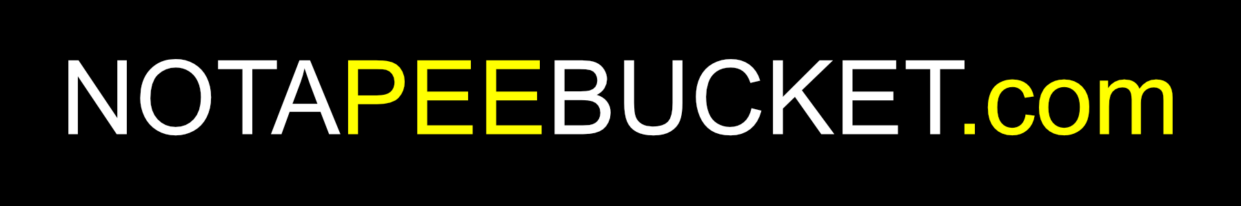 NOTAPEEBUCKET.com Series 2 sticker